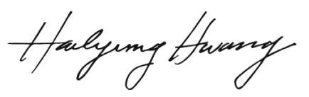 Haelyung Hwang signature